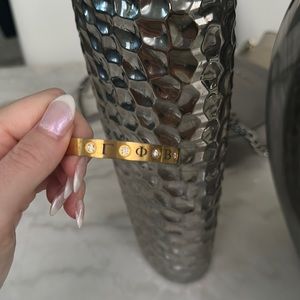 Gamma Phi Beta gold bangle